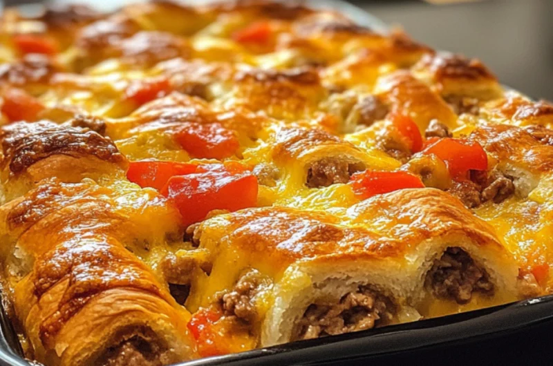 How to Prepare a Crescent Roll Breakfast Casserole